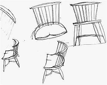 イラスト：ボールペンによる簡単なスケッチ