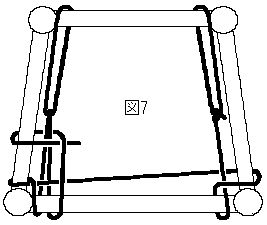 イラスト：椅子の封筒編み・三角ゾーンの張り方（2）編み方 2-3