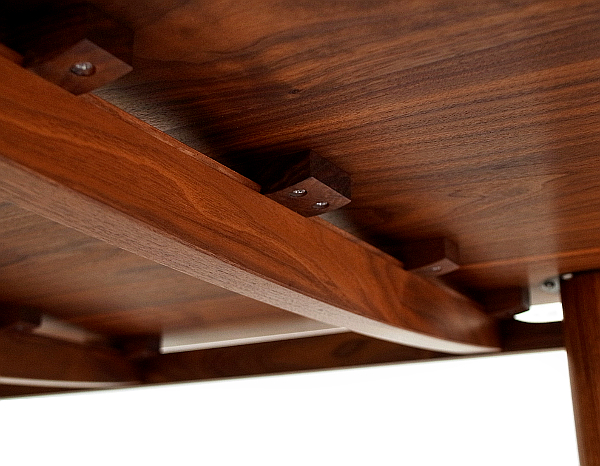家具工房 家具制作鯛工房・ファステーブル FS-t-walnut 下面画像
