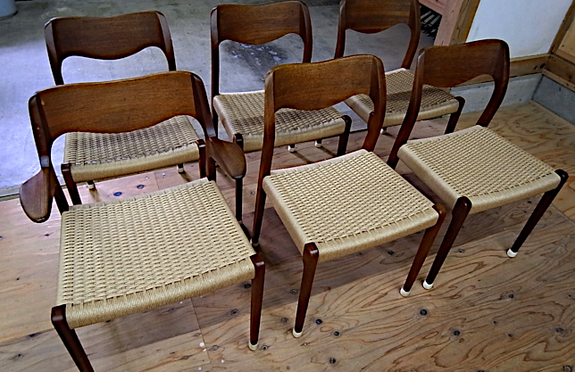 ニールス・O・モラー Model 55・71、 張り替え後の全体像