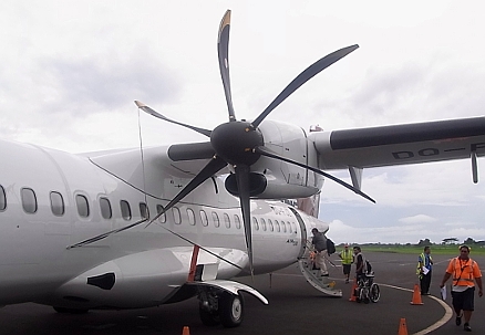 ATR72-600 エンジン部分