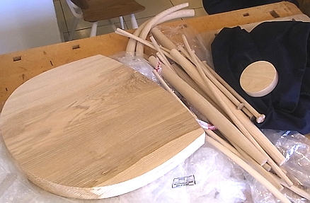 部品の到着