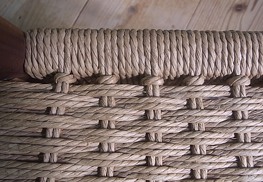 椅子張り：デーニッシュネイルを使わない縦張り